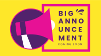 Big Announcement Facebook Event Cover
