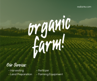 Organic Farm Facebook Post