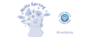 Blooming Head Facebook Cover Image Preview