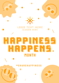 Share Happinness Poster