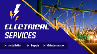 Professional Electrician Facebook Event Cover