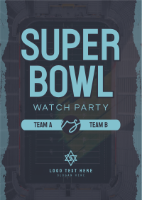 Watch SuperBowl Live Flyer