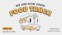 Retro Food Truck Festival Video Design