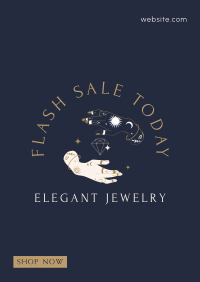 Jewelry Flash Sale Poster