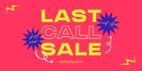 Final Call Discounts Twitter Post Design