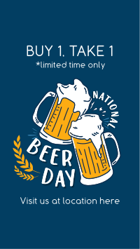 Beer Day Celebration Facebook Story
