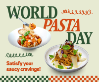 Playful Pasta Day Facebook Post