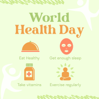 Health Day Tips Instagram Post Image Preview