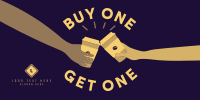 Buy One Get One Coffee Twitter Post