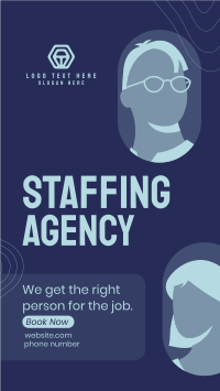 Staffing Agency Booking Instagram Story Design