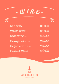 Wine Menu Image Preview