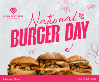 National Burger Day Facebook Post