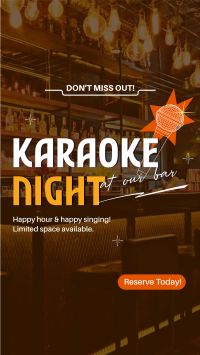 Reserve Karaoke Bar Instagram Reel Image Preview