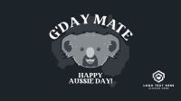 Happy Aussie Koala Facebook Event Cover