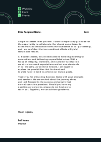 Company Letterhead example 3