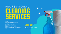 Professional Cleaning Services Facebook Event Cover