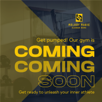 Fitness Gym Opening Soon Instagram Post