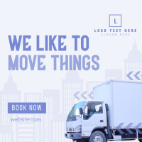 We Like to Move It Instagram Post Design