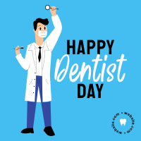 A Happy Dentist Instagram Post Design