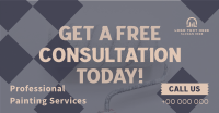 Painting Service Consultation Facebook Ad Design