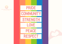 All About Pride Month Postcard