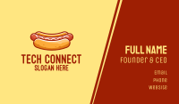 Hot Dog Sausage Business Card Design