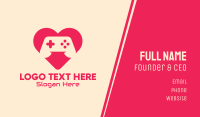 Video Game Lover Business Card Design