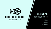 Soccer Sports Equipment Business Card Design