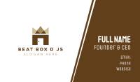 Box House Crown Business Card Image Preview