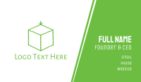 Green Box Business Card example 3