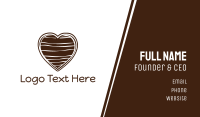 Chocolate Heart Business Card