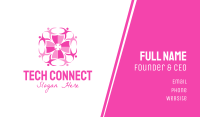 Pink People Group Business Card Design