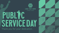 Minimalist Public Service Day Reminder Animation