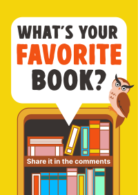 Q&A Favorite Book Poster