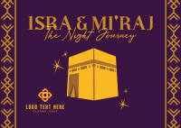 Isra and Mi'raj Postcard