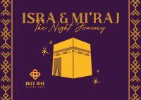 Isra and Mi'raj Postcard