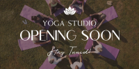 Yoga Studio Opening Twitter Post