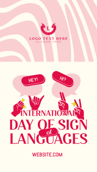 Sign Languages Day Celebration Facebook Story