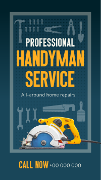 Professional Handyman Services TikTok Video Design