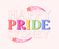 Happy Pride Text Facebook Post