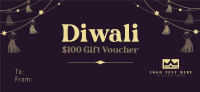 Diwali Festival Gift Certificate