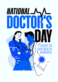 Doctor's Day Celebration Poster