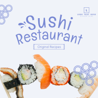 Sushi Bar Instagram Post
