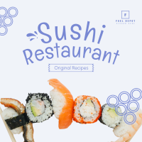 Sushi Bar Instagram Post Image Preview