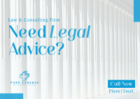 Legal Consultant Postcard