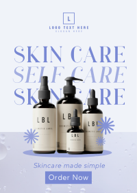 Skin Care Products Poster