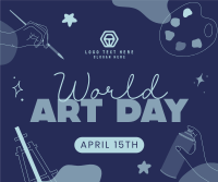 World Art Day Facebook Post
