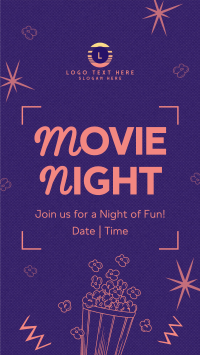 Quirky Movie Night Instagram Reel