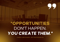 Business Opportunities Quote Postcard