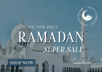 Ramadan Shopping Sale Postcard Design